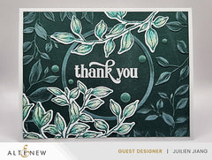 Embellishments Frosted Foliage Enamel Dots
