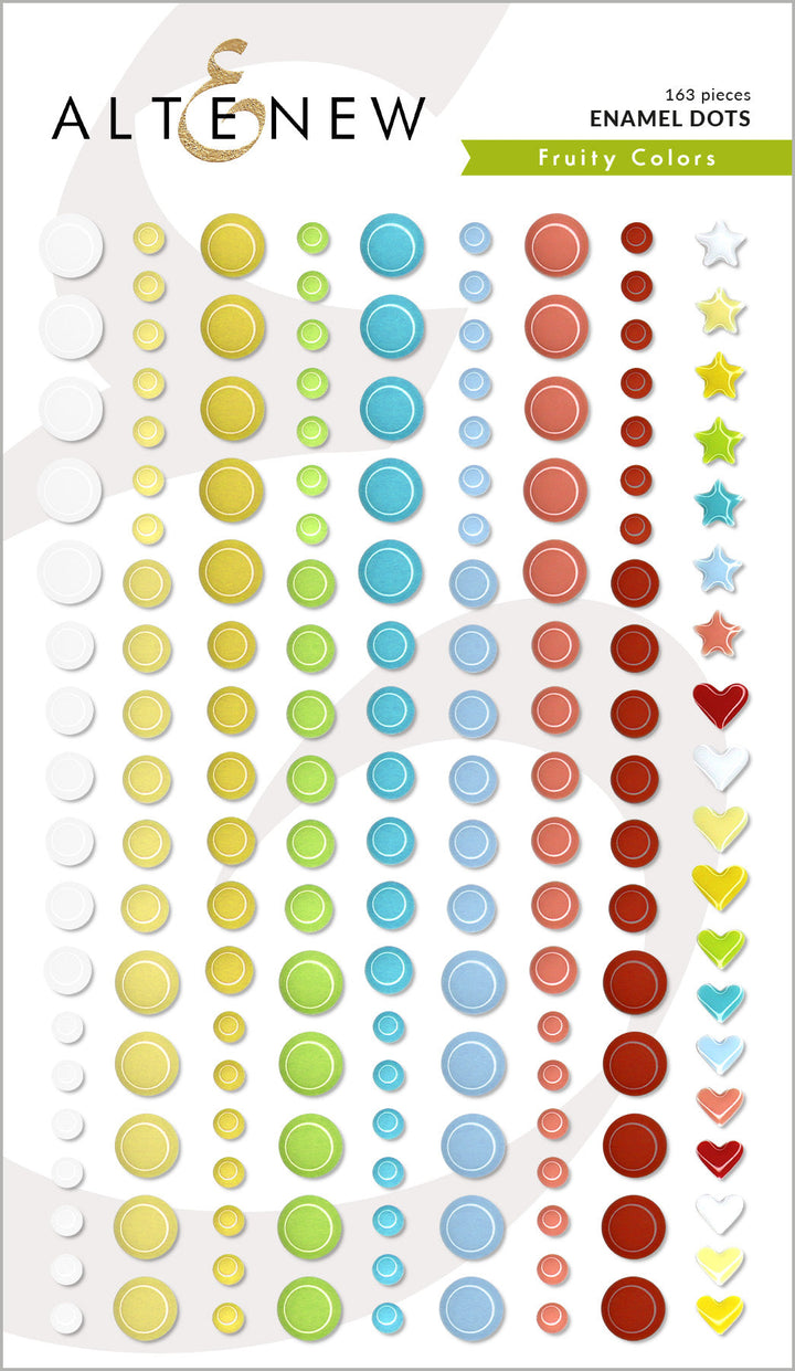 Embellishments Fruity Colors Enamel Dots