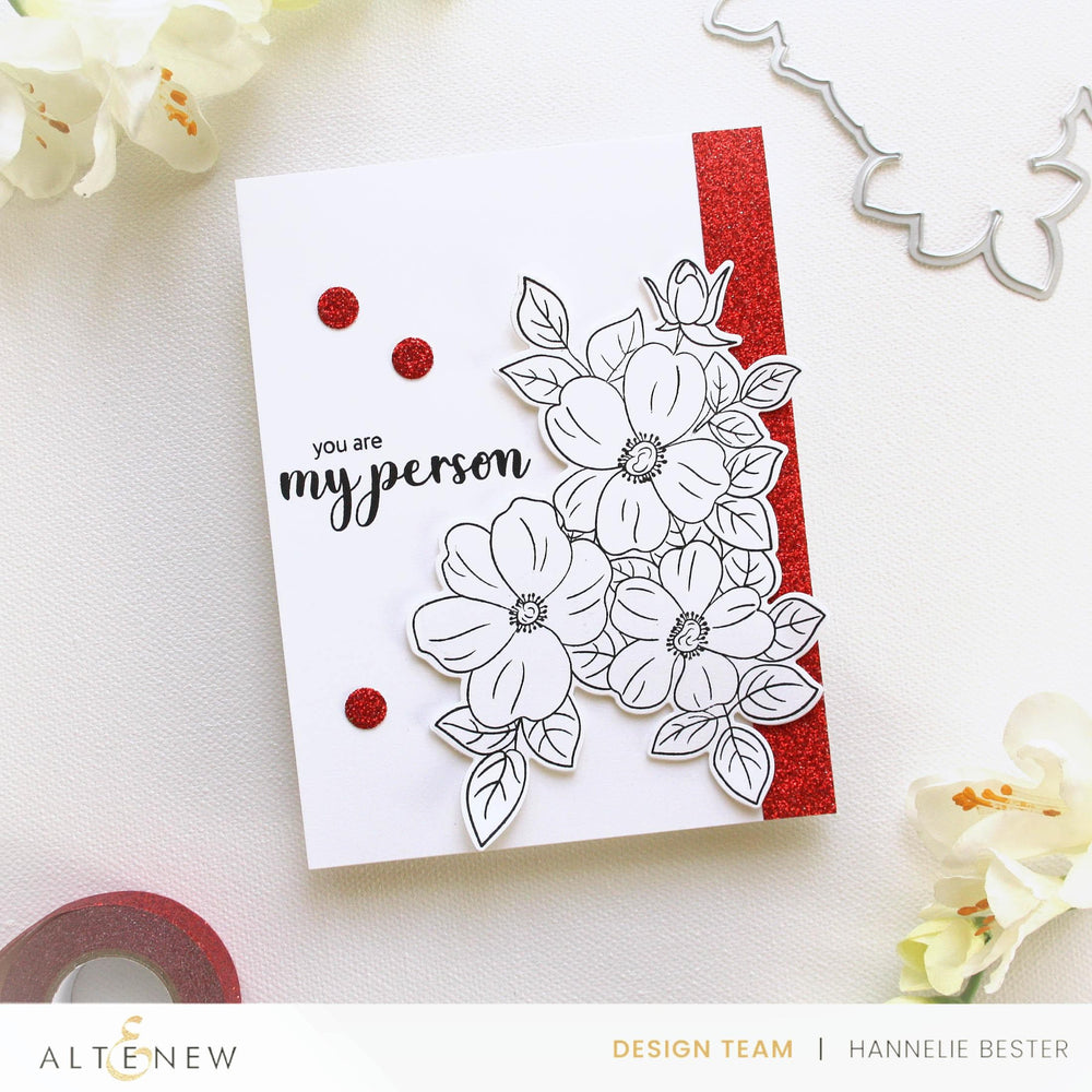 Embellishments Garnet Sparkle Glitter Tape