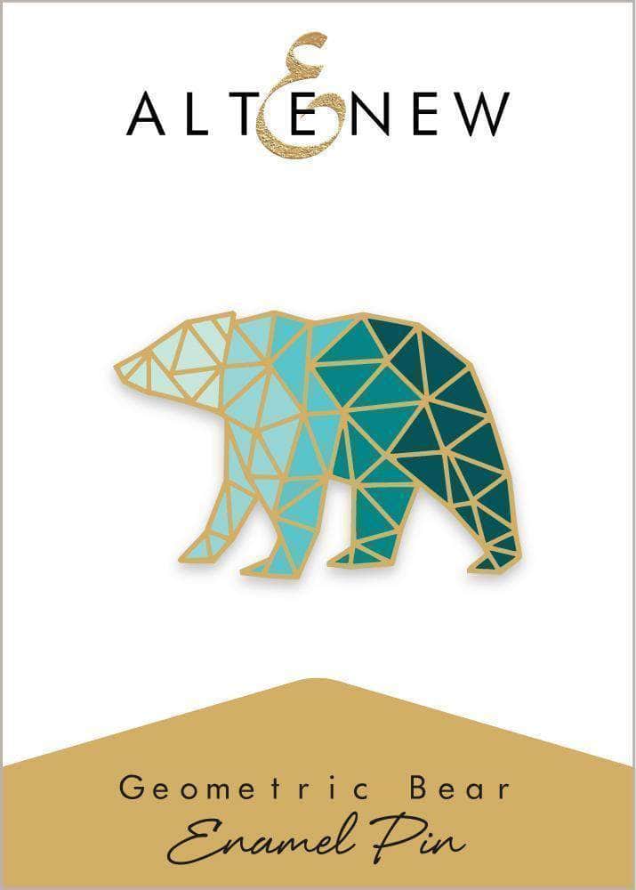 Embellishments Geometric Bear Enamel Pin