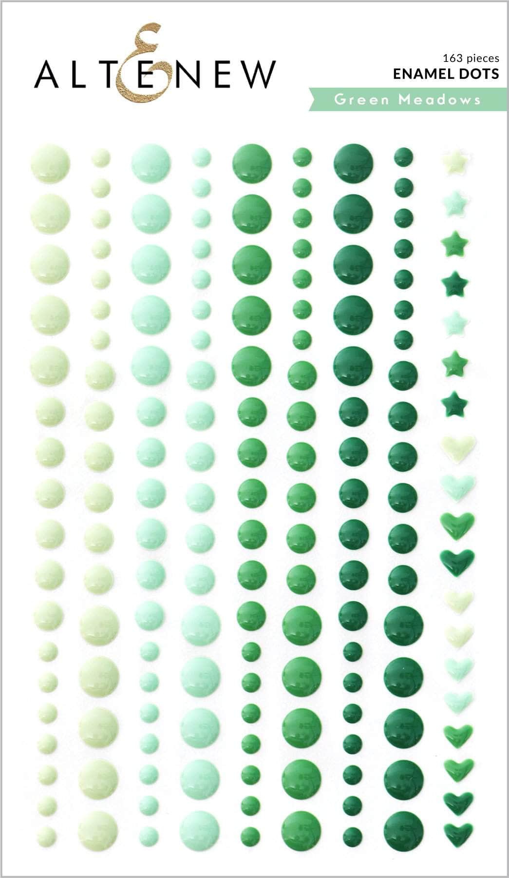 Embellishments Green Meadows Enamel Dots