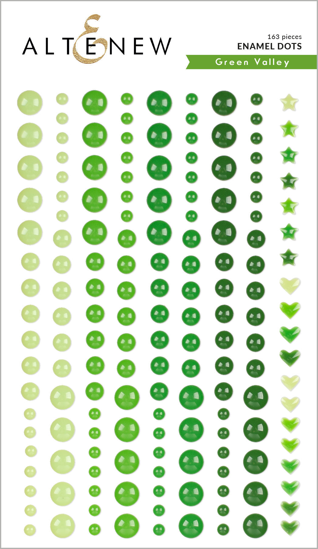 Embellishments Green Valley Enamel Dots