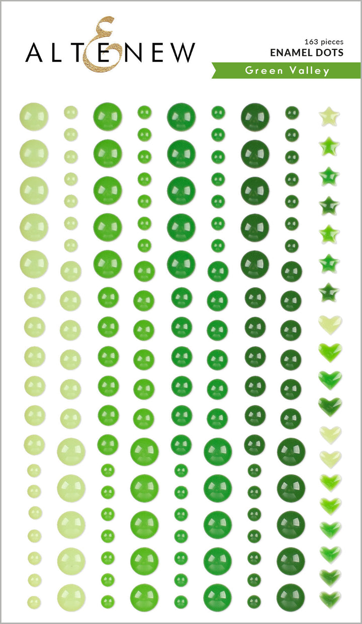 Embellishments Green Valley Enamel Dots