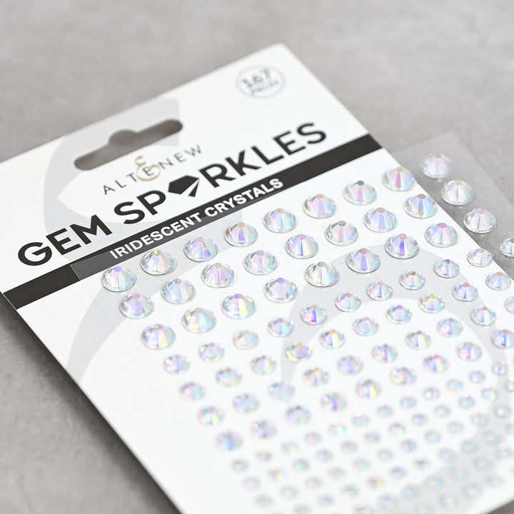Embellishments Iridescent Crystals Gem Sparkles
