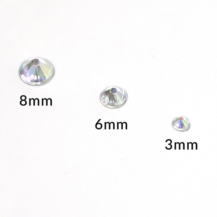 Embellishments Iridescent Crystals Gem Sparkles