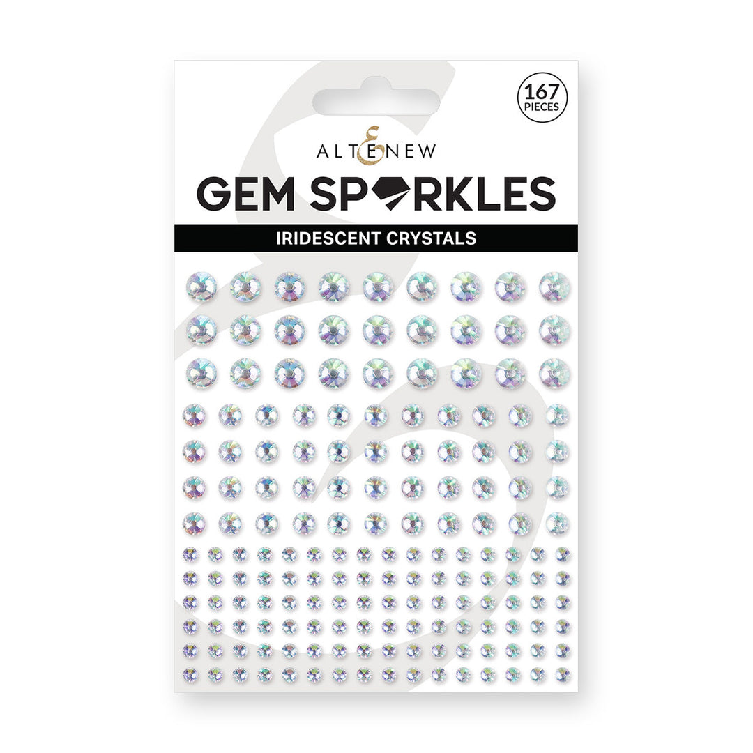 Embellishments Iridescent Crystals Gem Sparkles