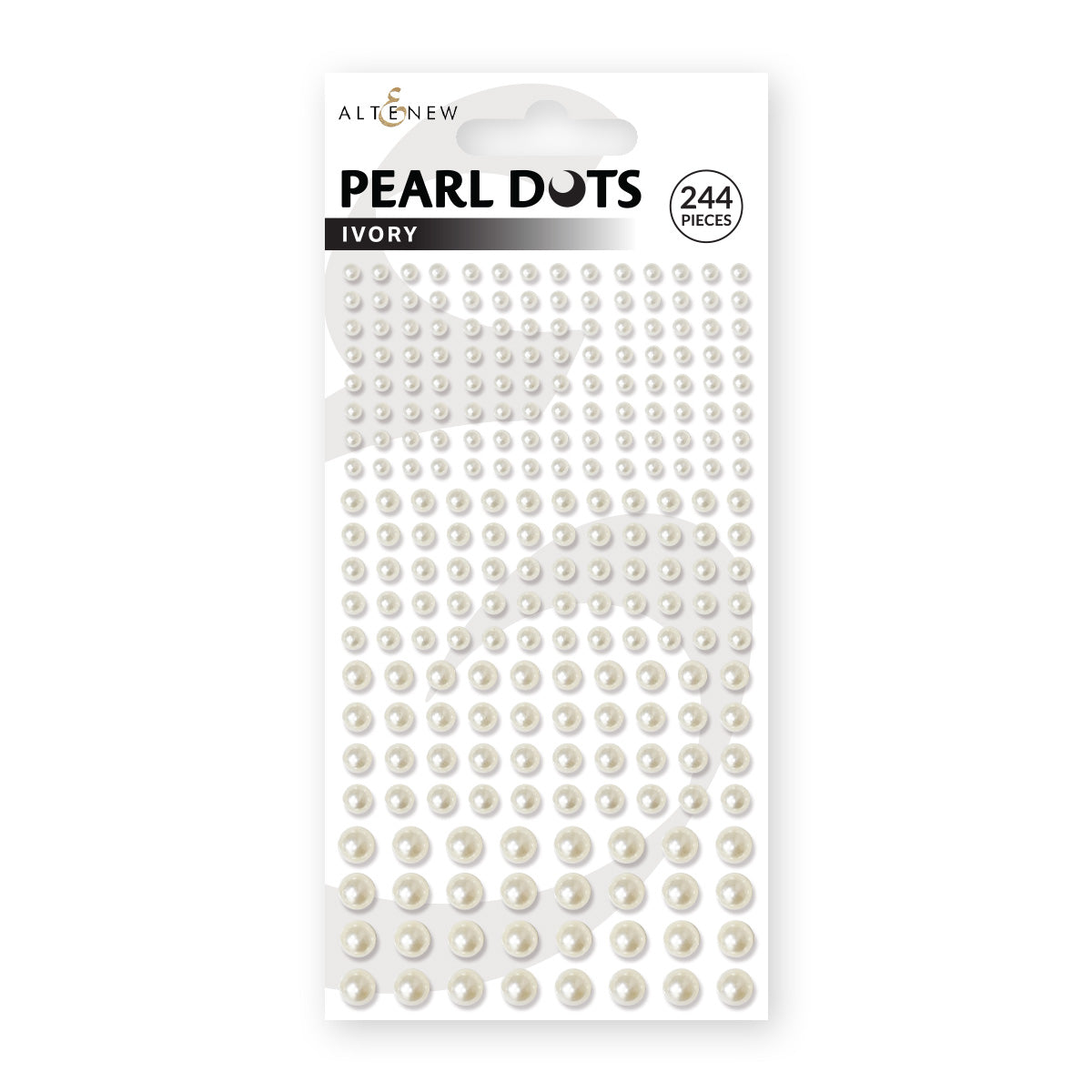 Embellishments Ivory Pearl Dots