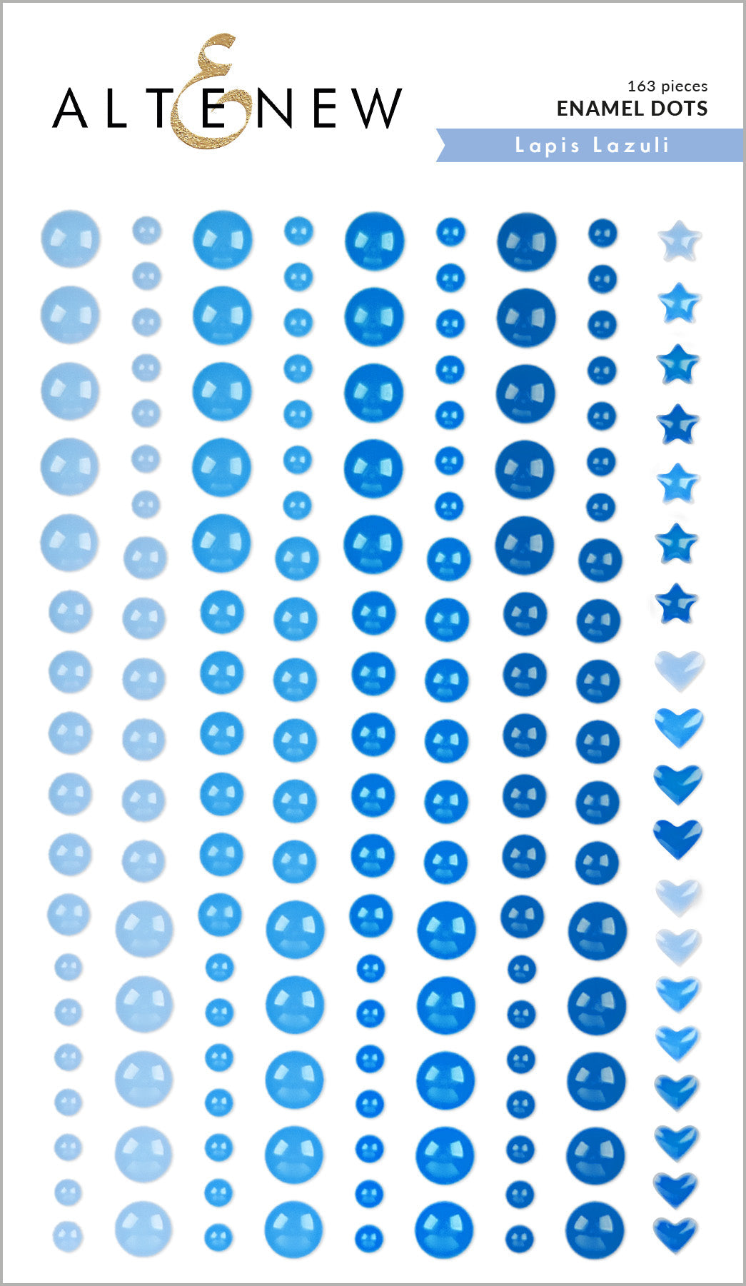 Embellishments Lapis Lazuli Enamel Dots