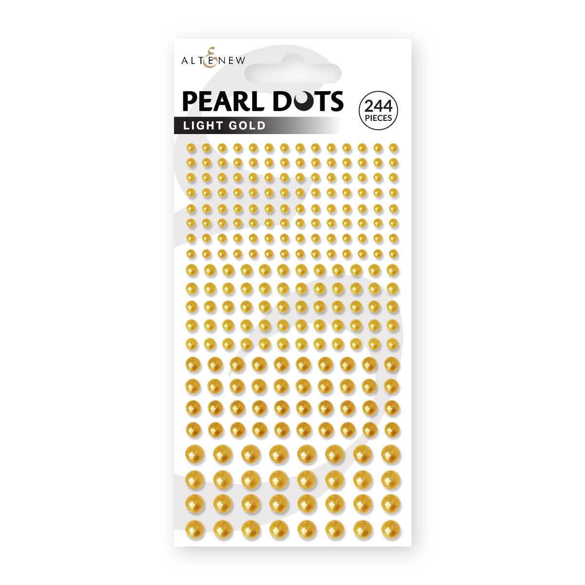 Embellishments Light Gold Pearl Dots