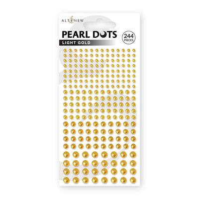 Embellishments Light Gold Pearl Dots