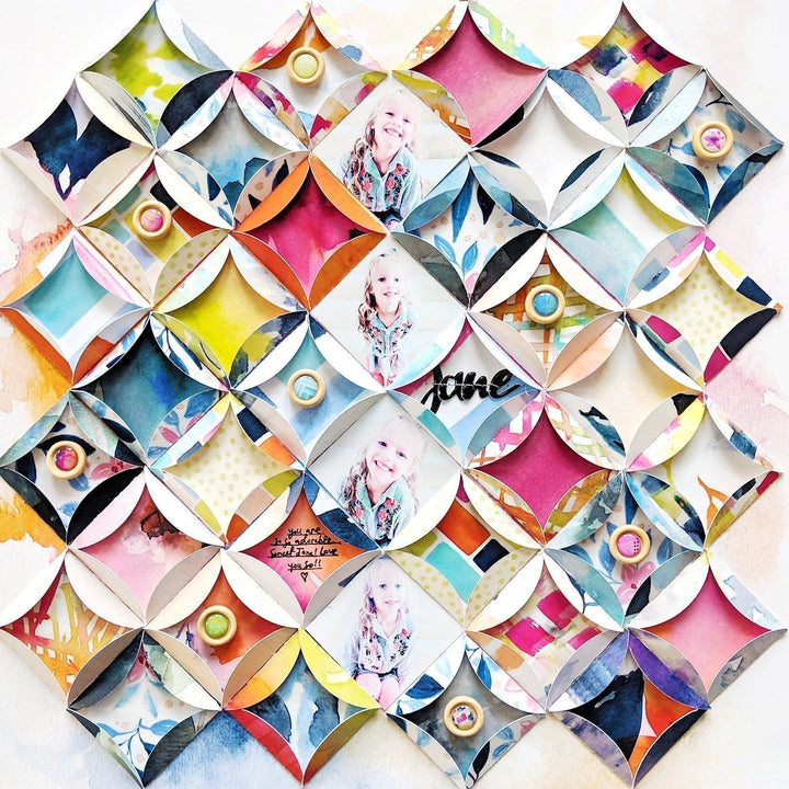 Embellishments Live Your Dream Wood Epoxy Buttons