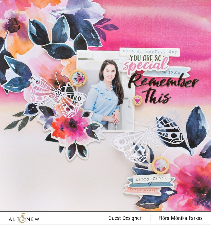 Embellishments Live Your Dream Wood Epoxy Buttons