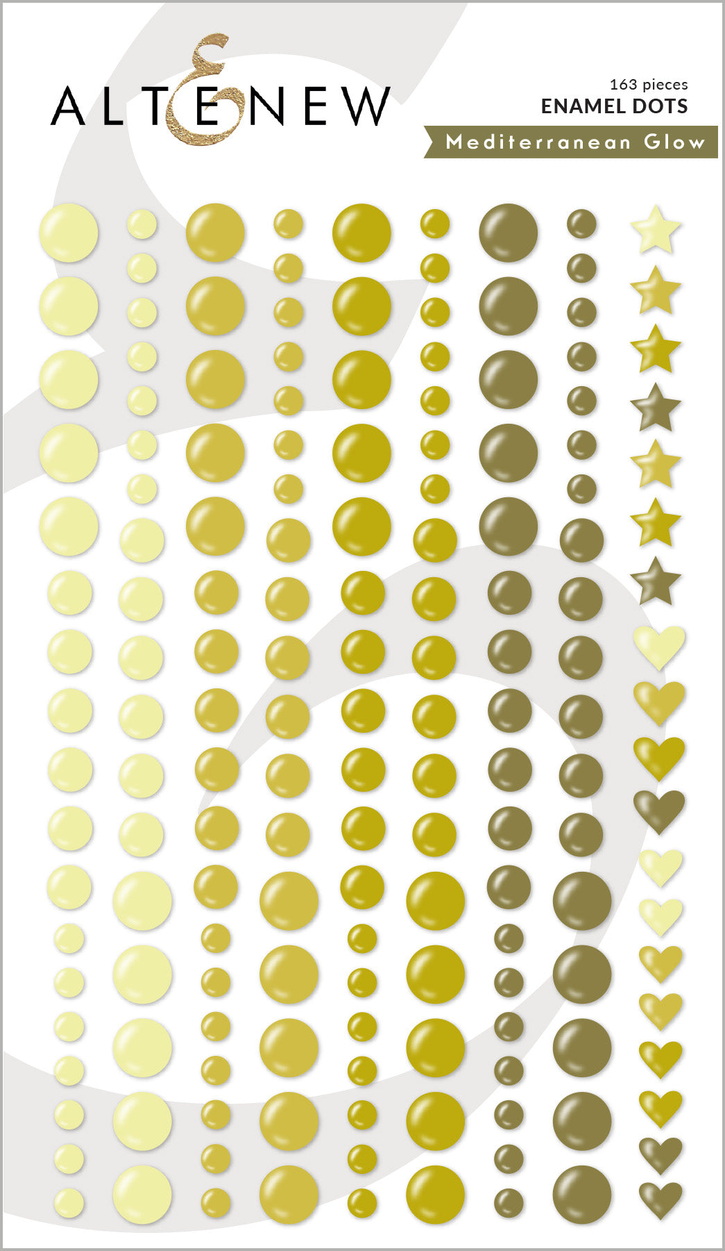 Embellishments Mediterranean Glow Enamel Dots