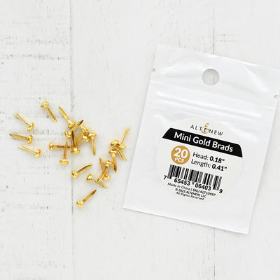Embellishments Mini Gold Brads