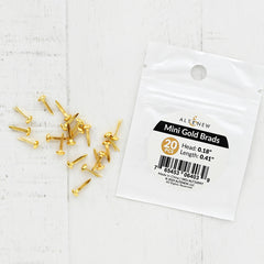 Embellishments Mini Gold Brads