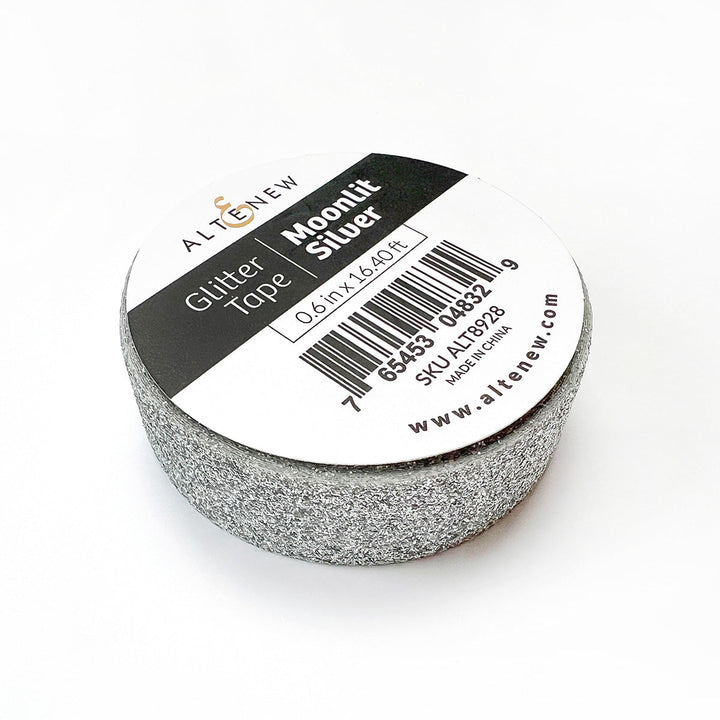 Embellishments Moonlit Silver Glitter Tape