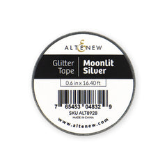 Embellishments Moonlit Silver Glitter Tape