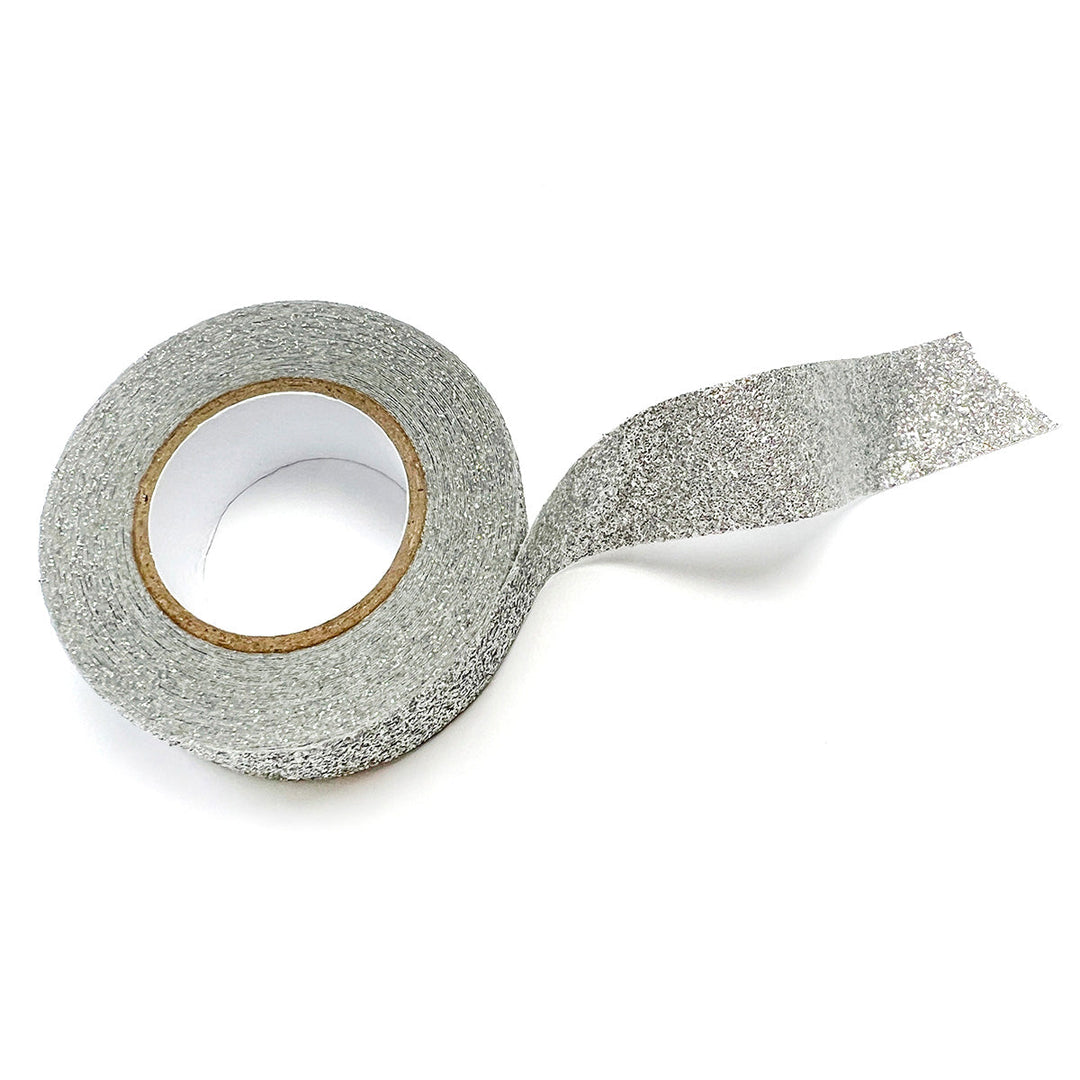 Embellishments Moonlit Silver Glitter Tape