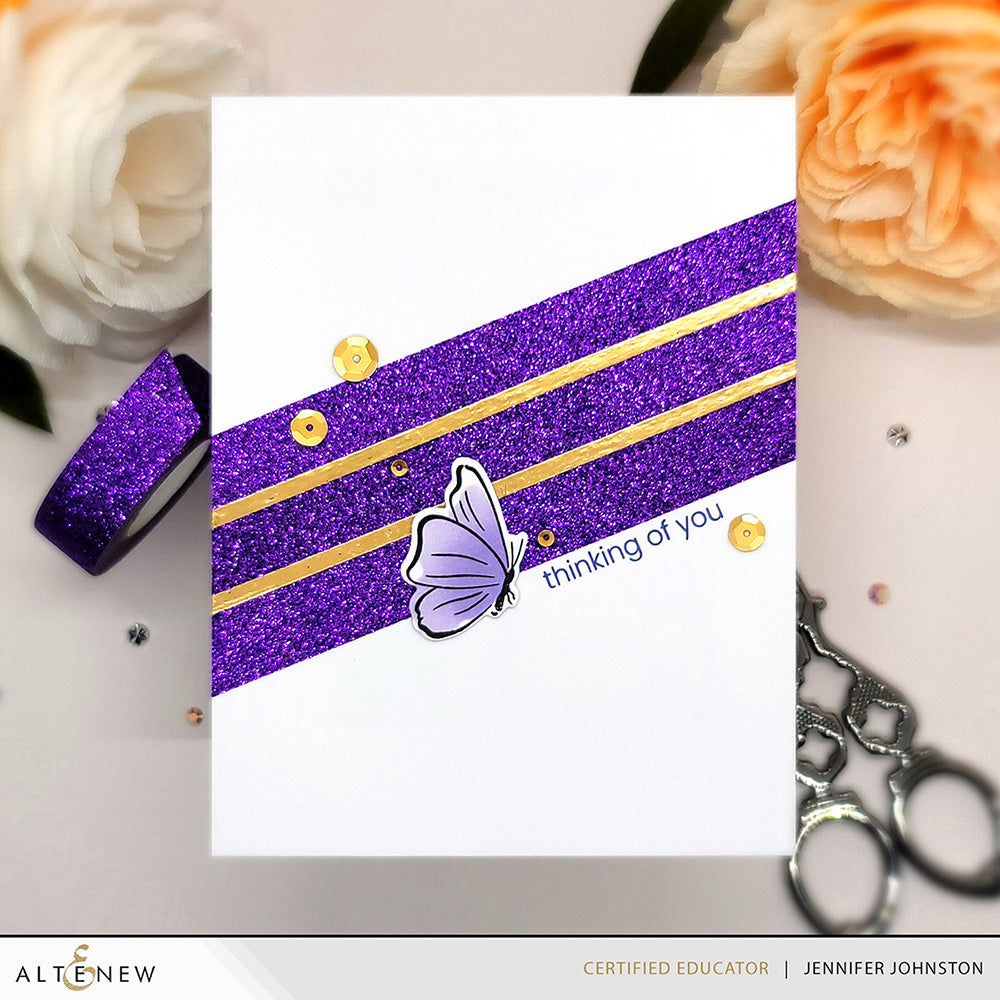 Embellishments Mystic Purple Glitter Tape