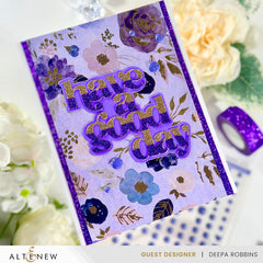 Embellishments Mystic Purple Glitter Tape