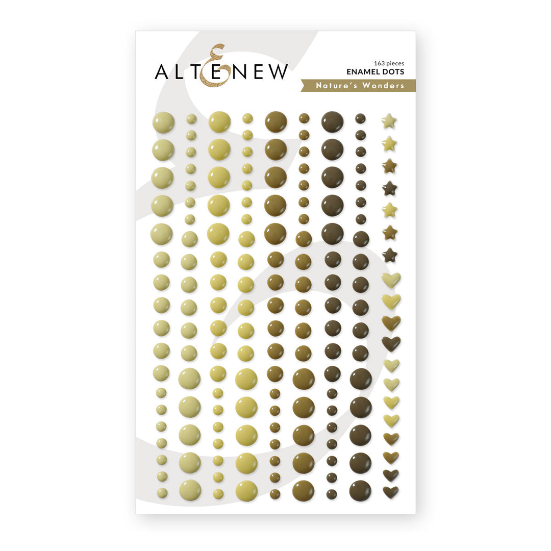 Embellishments Nature's Wonders Enamel Dots