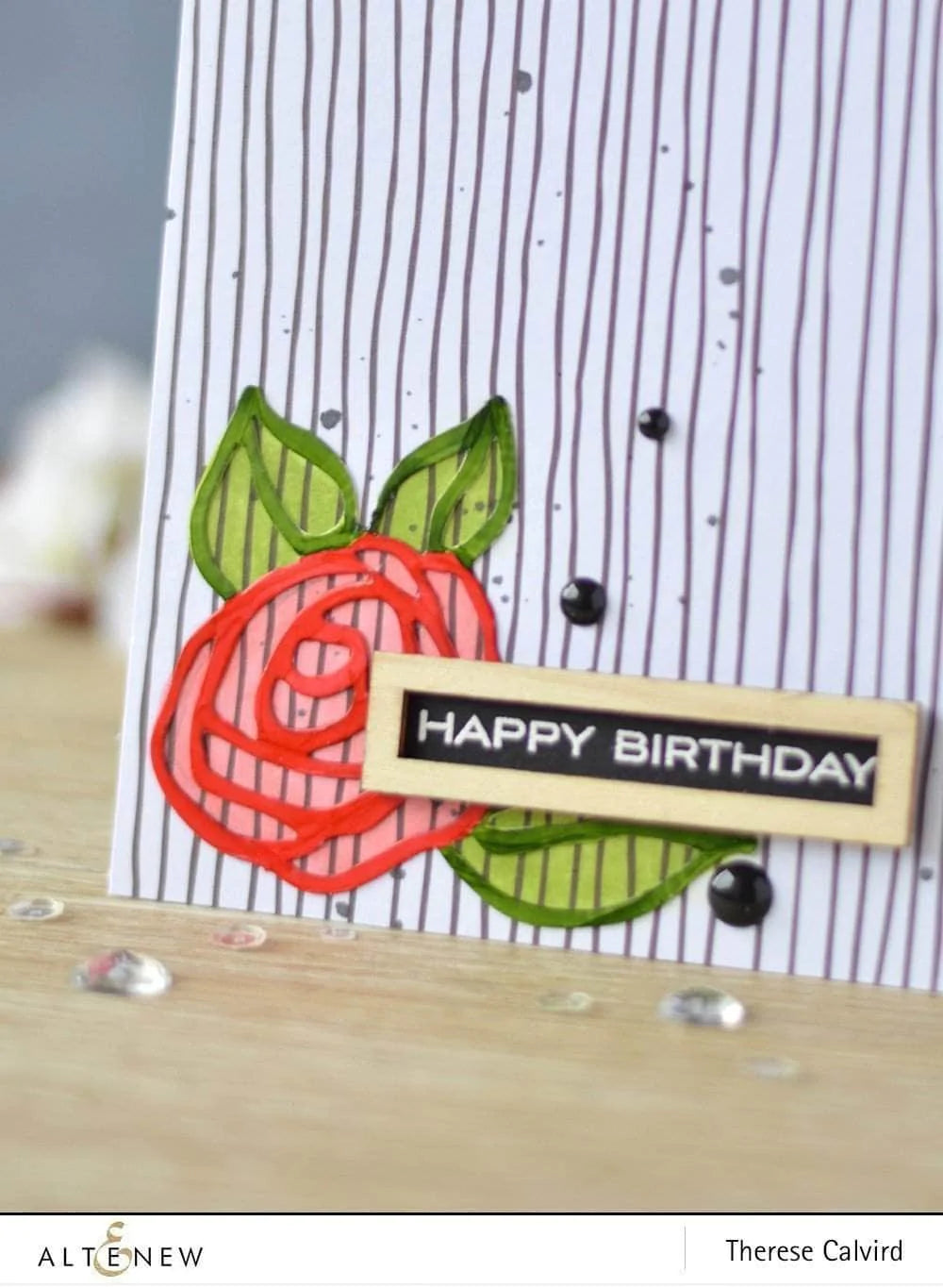 Embellishments New Day Card Kit Wood Veneer Frames