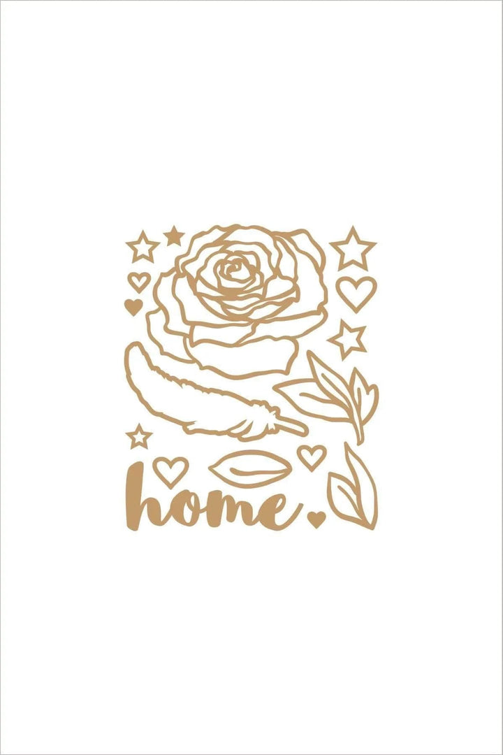 Embellishments Our Family Wooden Veneers