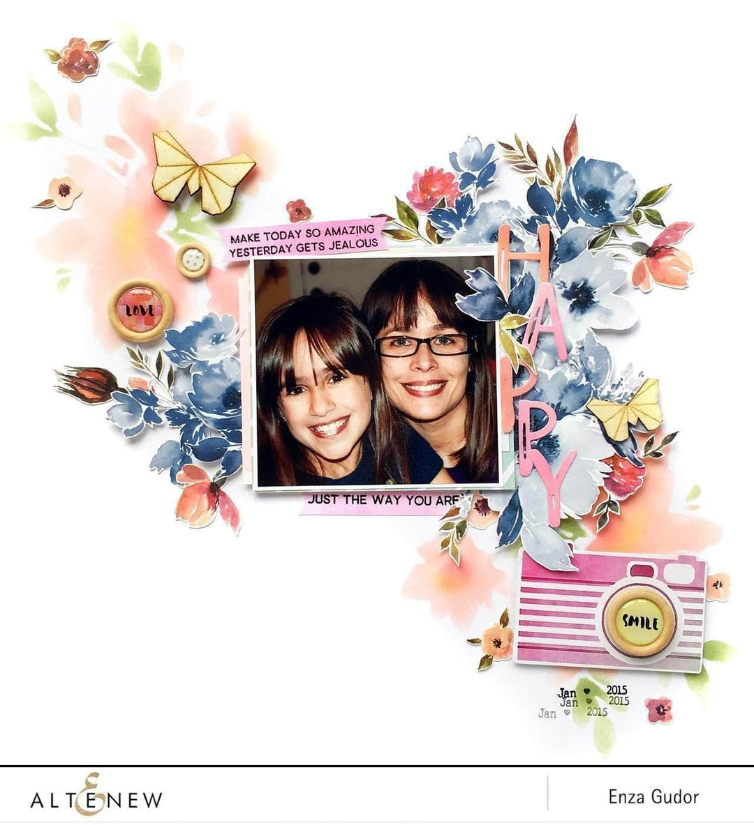 Embellishments Our Family Wooden Veneers