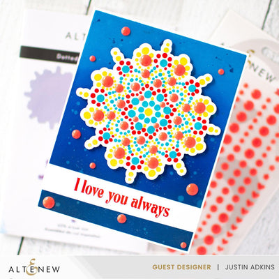 Embellishments Passion Poppy Enamel Dots