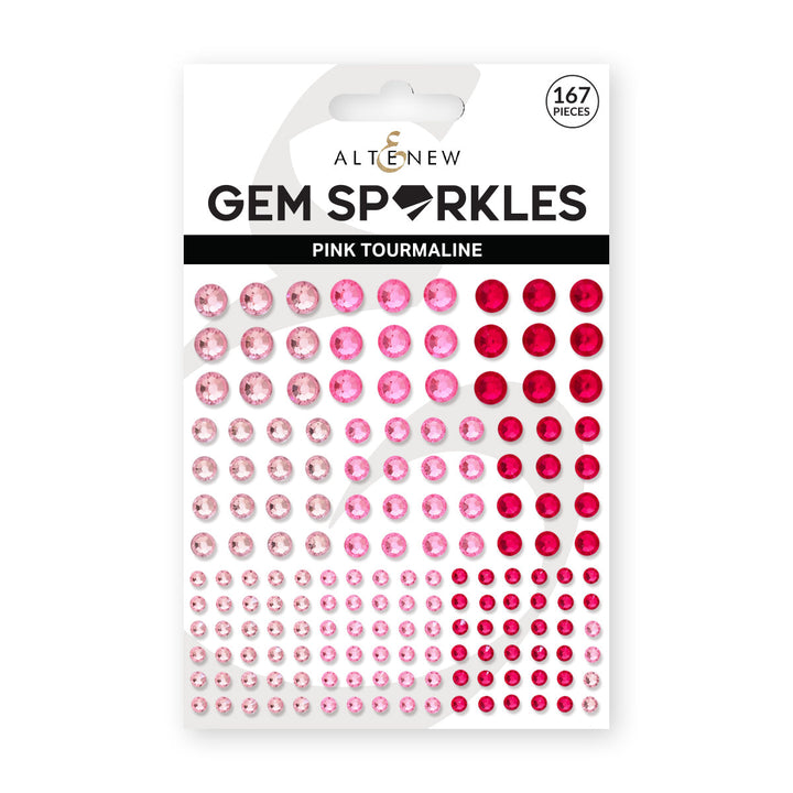 Embellishments Pink Tourmaline Gem Sparkles