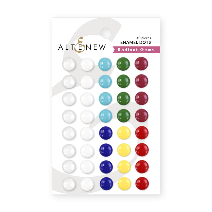 Embellishments Radiant Gems Enamel Dots - Mini (Stampwheel Companion)