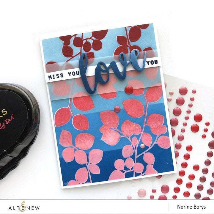 Embellishments Red Cosmos Enamel Dots