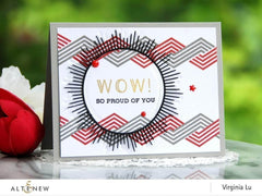 Embellishments Red Cosmos Enamel Dots