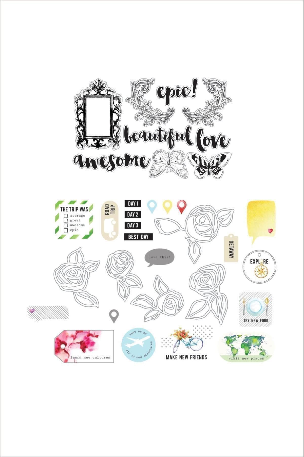 Embellishments Reflection Collection Die Cuts