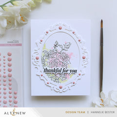 Embellishments Sandy Blush Enamel Dots
