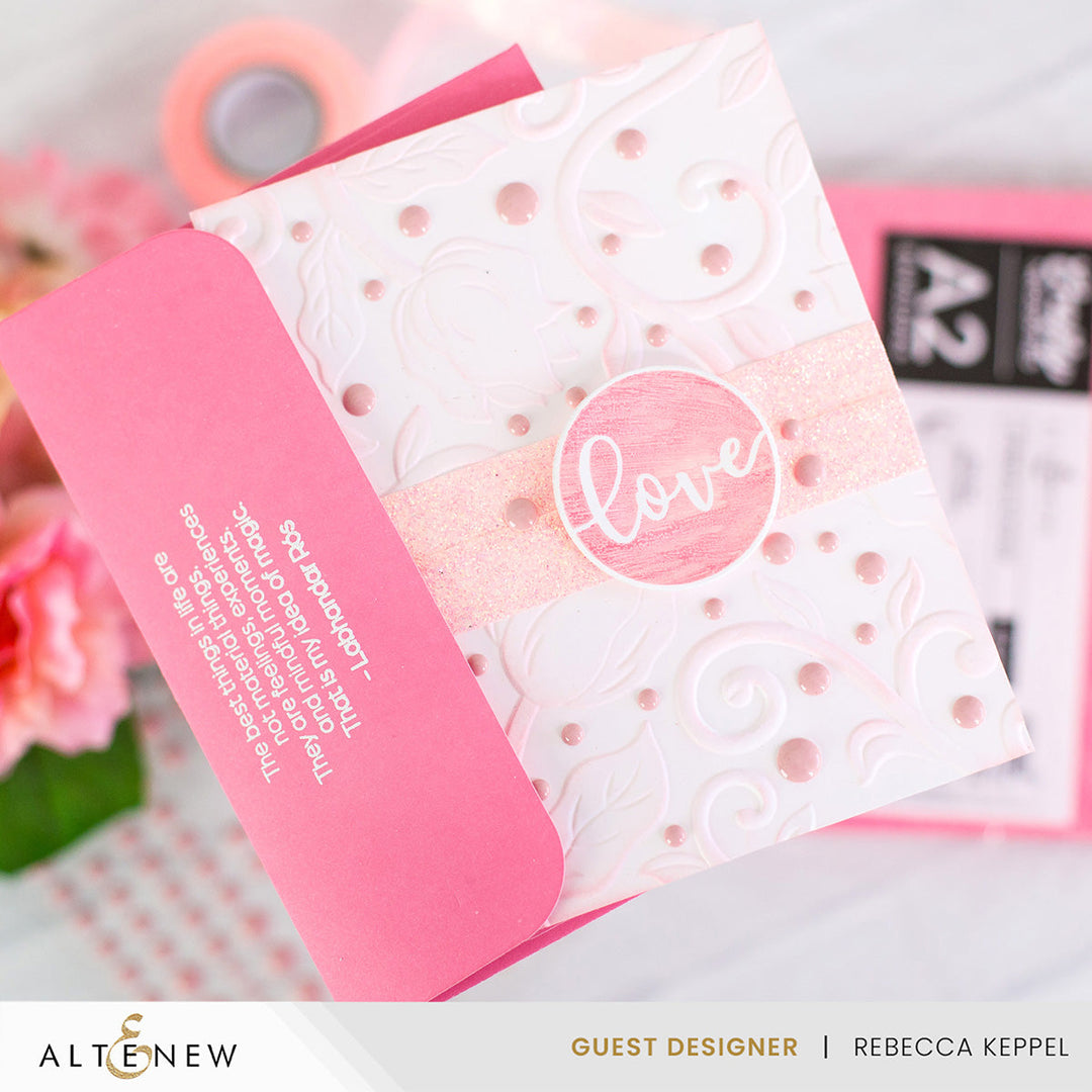 Embellishments Sandy Blush Enamel Dots