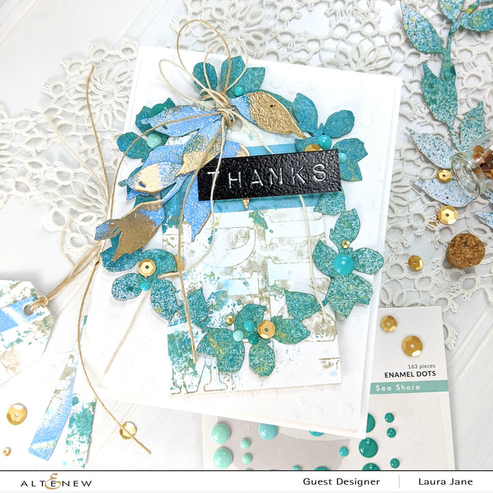 Embellishments Sea Shore Enamel Dots