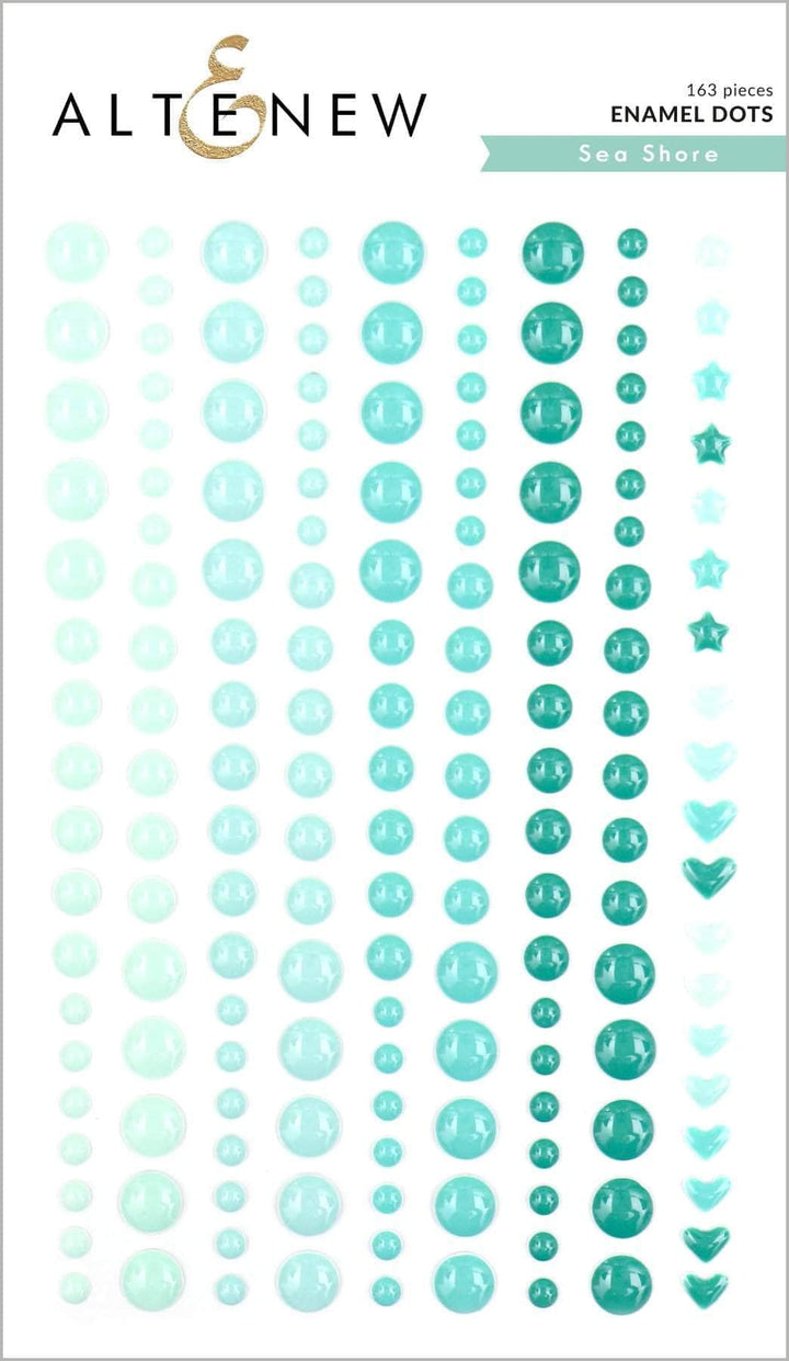 Embellishments Sea Shore Enamel Dots