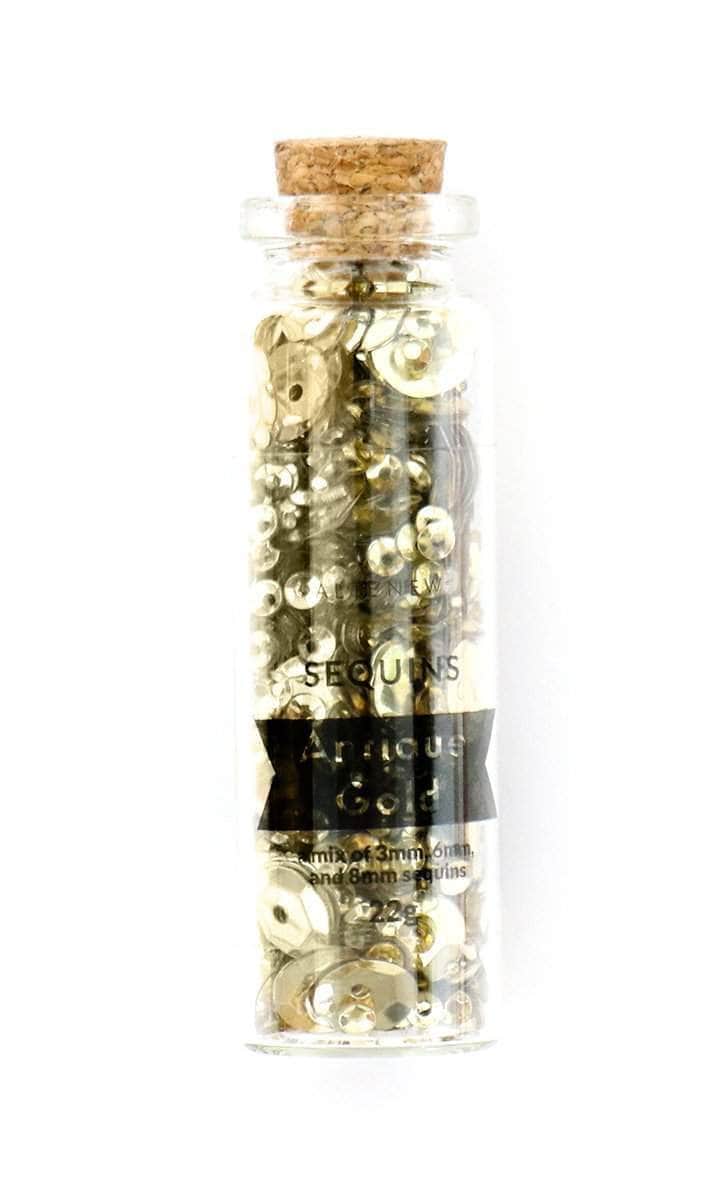 Embellishments Sequins - Antique Gold