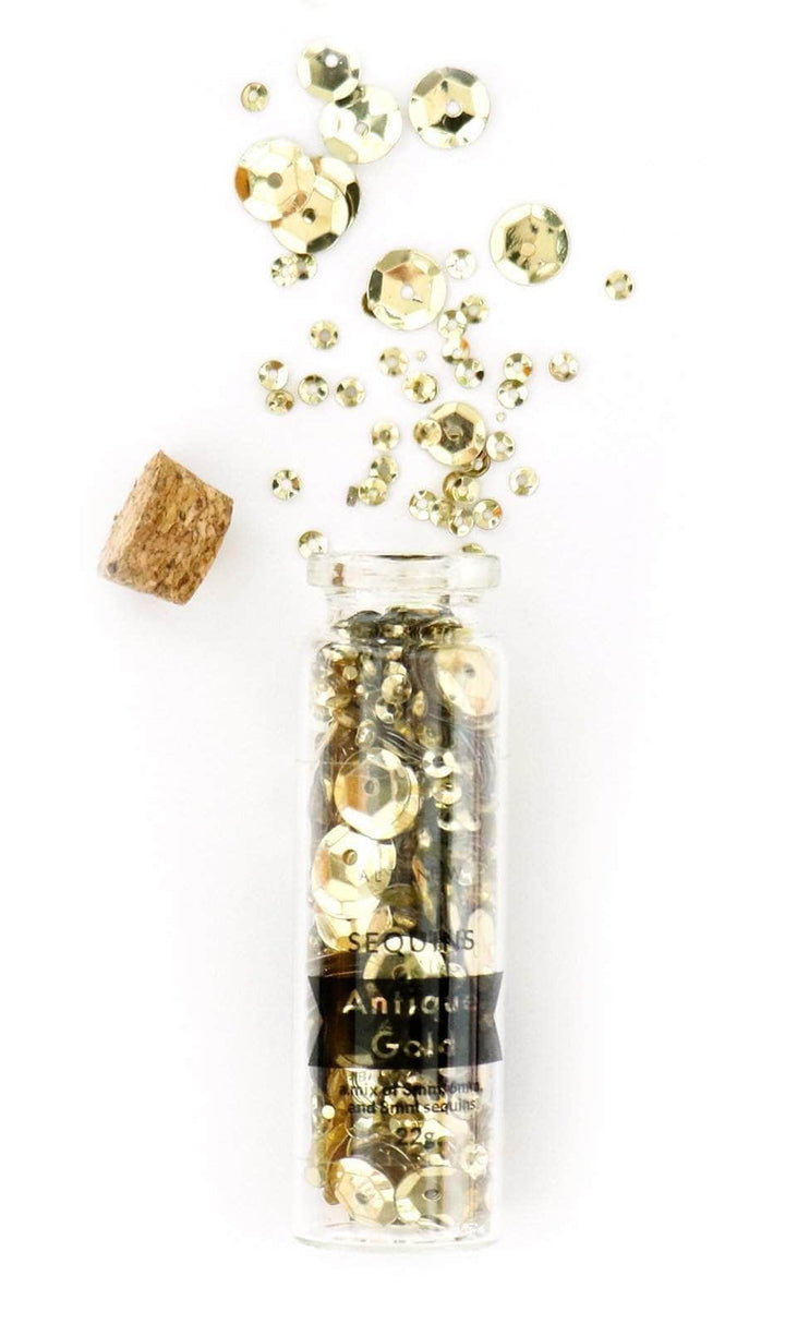 Embellishments Sequins - Antique Gold