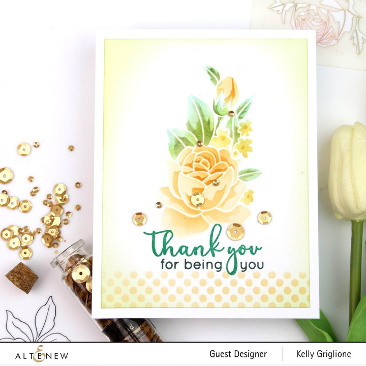 Embellishments Sequins - Satin Gold