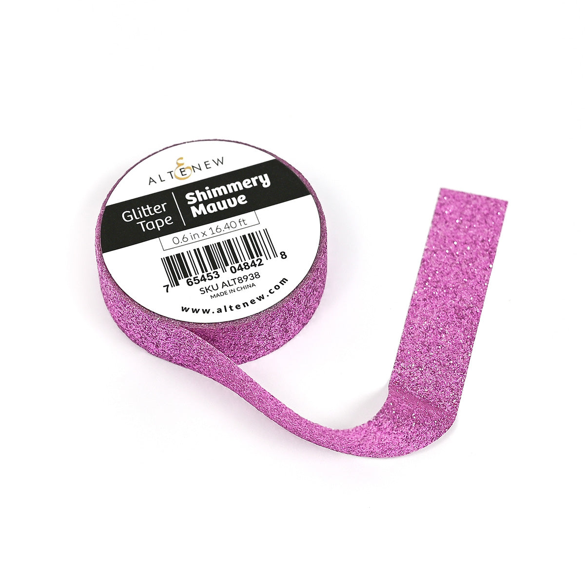 Embellishments Shimmery Mauve Glitter Tape