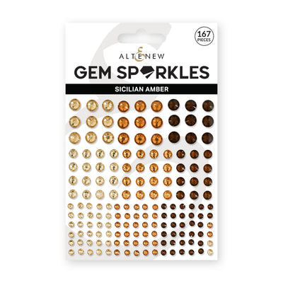 Embellishments Sicilian Amber Gem Sparkles