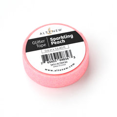 Embellishments Sparkling Peach Glitter Tape