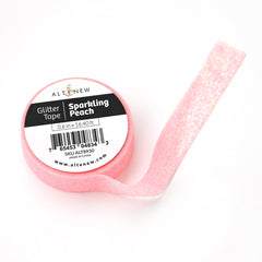 Embellishments Sparkling Peach Glitter Tape