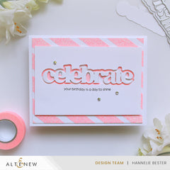 Embellishments Sparkling Peach Glitter Tape
