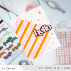 Embellishments Sparkling Peach Glitter Tape