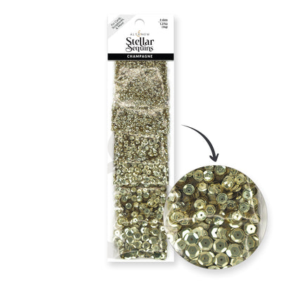 Embellishments Stellar Sequins - Champagne