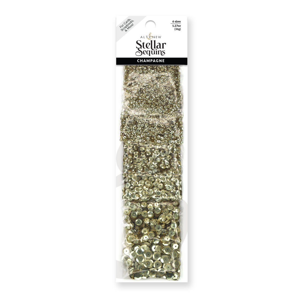 Embellishments Stellar Sequins - Champagne