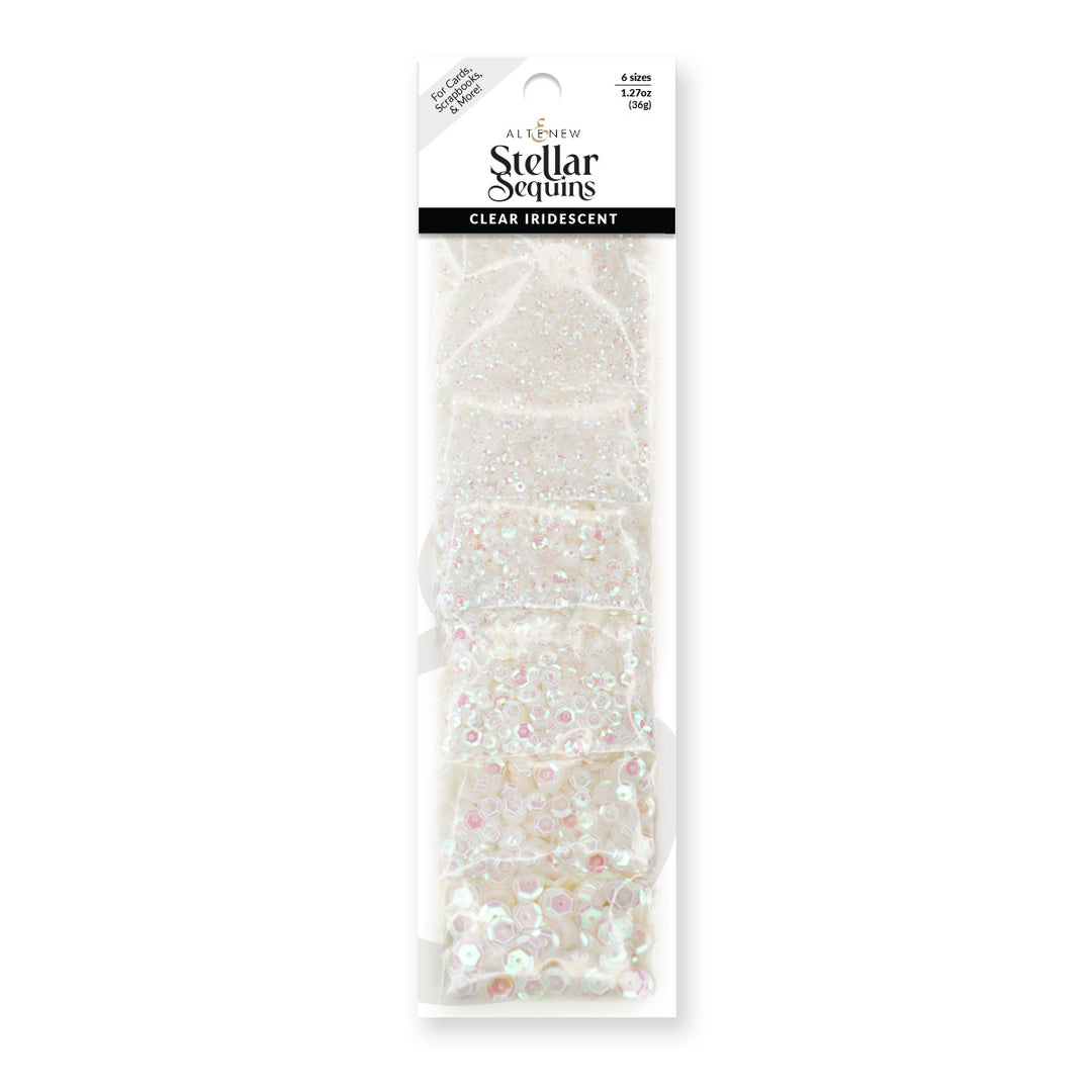 Embellishments Stellar Sequins - Clear Iridescent